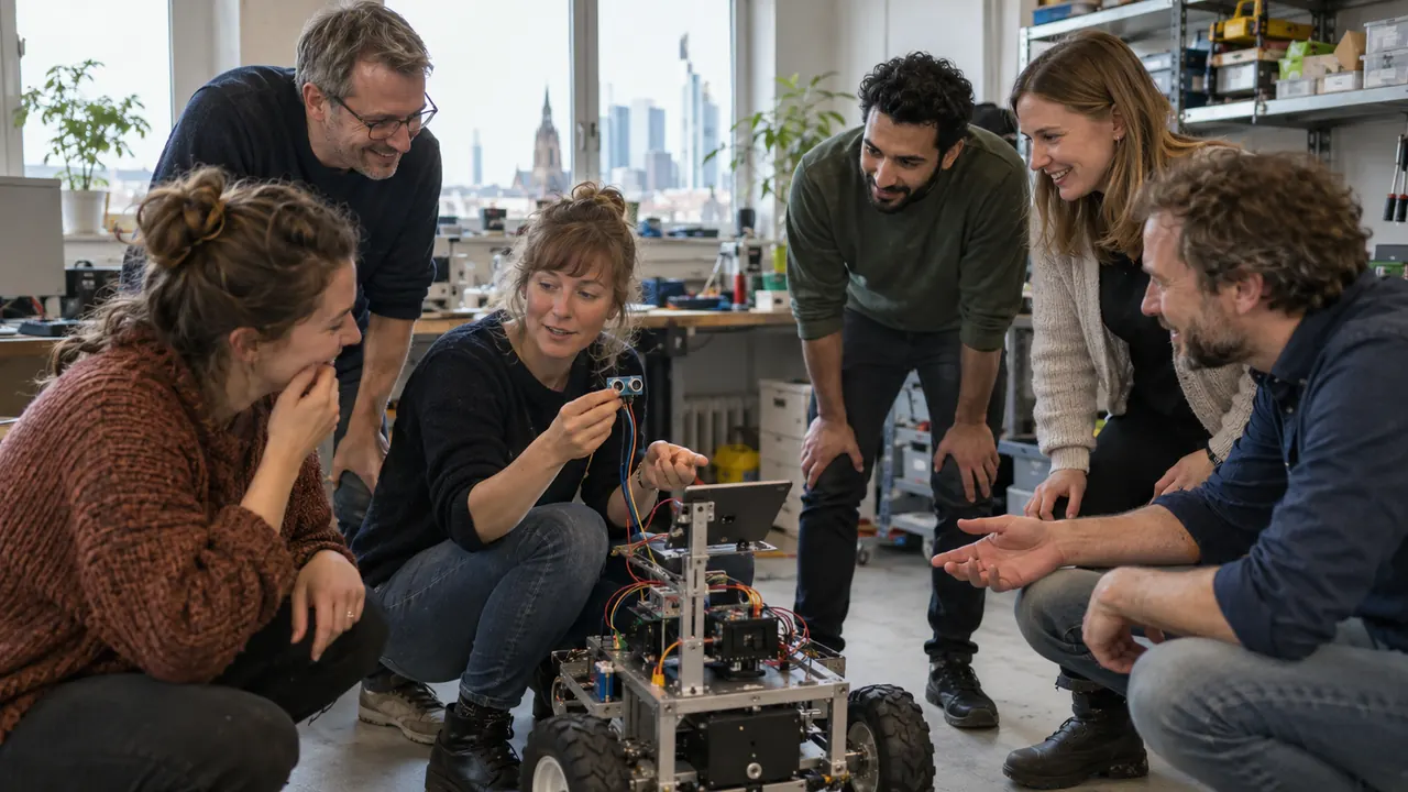 Gemeinsames Arbeiten und Lernen mit KI, Robotik oder digitalen Werkzeugen